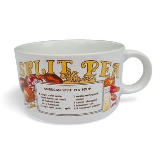 Vintage Split Pea Soup Recipe Mug